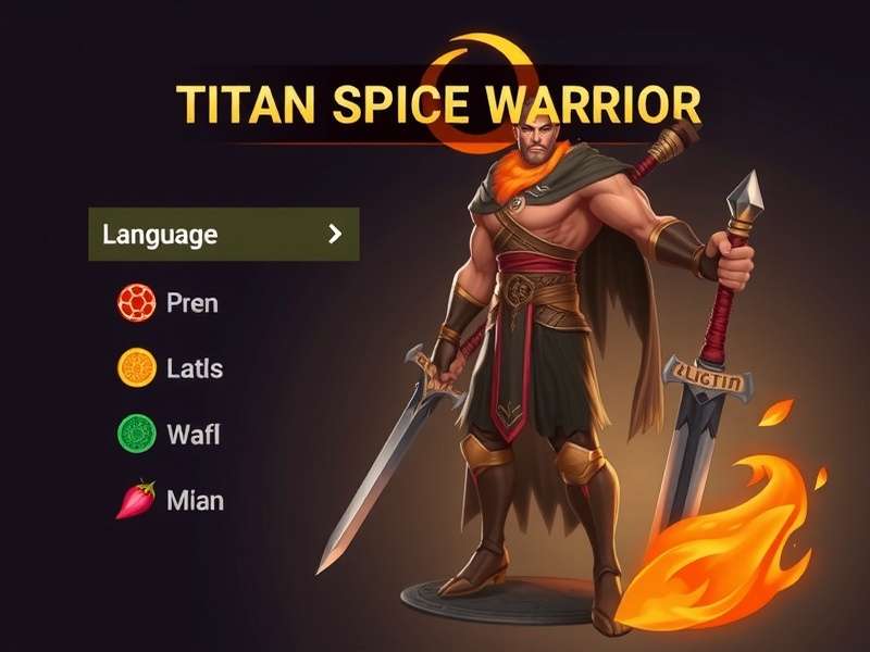 Titan Spice Warrior game hero character